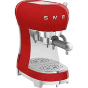 Smeg 50's Style Espresso Machine - ECF02RDUK + Toaster TSF02RDUK