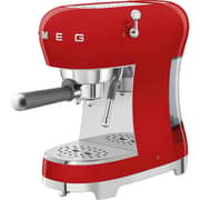 Smeg 50's Style Espresso Machine - ECF02RDUK + Toaster TSF02RDUK