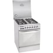 Royal Crystal Cast 4 Burner Gas Cooker 60cm Silver - CR60-C-SS-FSV