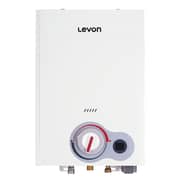 Levon 6L Pro Digital Gas Water Heater, Ventless, Multi-Power - White