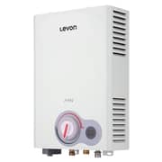 Levon 6L Pro Digital Gas Water Heater, Ventless, Multi-Power - White