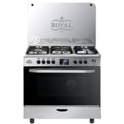 Royal Master Chief 90 Pro 5 Burner Gas Cooker 90cm Black/Silver - MCP90-C-SS-DOSVS