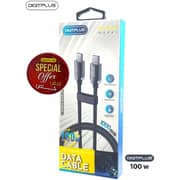 Digitplus Durable USB-C to USB-C Cable 1m Black - DP-C170T