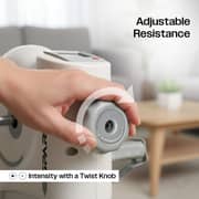 Sparnod Fitness Arm & Leg Mini Exercise Bike with LCD Display, Adjustable Resistance, Portable Under Desk Pedal Exerciser for Home & Office Workout, Compact Steel Frame, 120kg Capacity - (SMB-525)