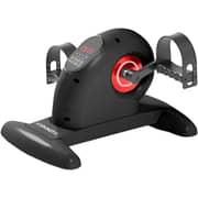 Sparnod Fitness Electric Mini Exercise Bike, Portable Pedal Exerciser with Remote Control, LCD Display for Time Speed Distance Calories, Quiet Motor, Forward & Reverse Motion, 150kg Capacity - (SMB-625)