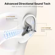 Earfun Clip Wireless Open Ear Earbuds White