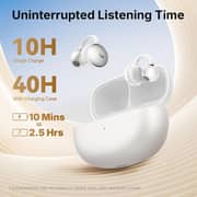 Earfun Clip Wireless Open Ear Earbuds White