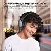 Earfun Tune Pro Wireless Over Ear Headset Black