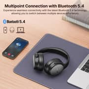 Earfun Tune Pro Wireless Over Ear Headset Black