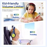 Earfun K1 Kids Wired Over Ear Headset Blue/Lemon