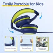 Earfun K1 Kids Wired Over Ear Headset Blue/Lemon