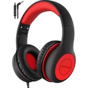 Earfun K1 Kids Wired Over Ear Headset Black/Red