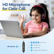 Earfun K1 Kids Wired Over Ear Headset Black/Red