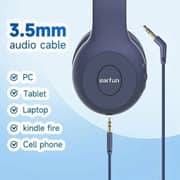 Earfun K2 Kids Wireless Over Ear Headset Blue