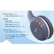 Earfun K2 Kids Wireless Over Ear Headset Blue