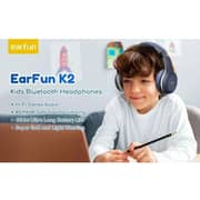 Earfun K2 Kids Wireless Over Ear Headset Blue