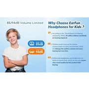 Earfun K2 Kids Wireless Over Ear Headset Blue