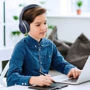 Earfun K2 Kids Wireless Over Ear Headset Blue