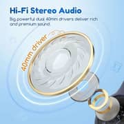 Earfun K2 Kids Wireless Over Ear Headset Blue