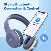 Earfun K2 Kids Wireless Over Ear Headset Blue