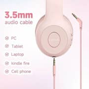 Earfun K2 Kids Wireless Over Ear Headset Pink