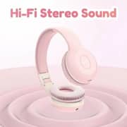 Earfun K2 Kids Wireless Over Ear Headset Pink