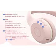 Earfun K2 Kids Wireless Over Ear Headset Pink