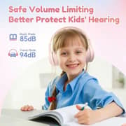 Earfun K2 Kids Wireless Over Ear Headset Pink