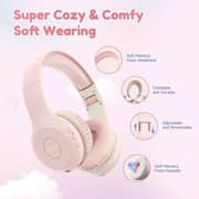 Earfun K2 Kids Wireless Over Ear Headset Pink