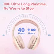 Earfun K2 Kids Wireless Over Ear Headset Pink