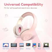 Earfun K2 Kids Wireless Over Ear Headset Pink