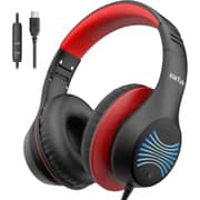 Earfun K3 Kids Wired Over Ear Headset Black/Red