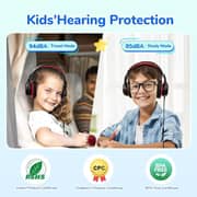 Earfun K3 Kids Wired Over Ear Headset Black/Red