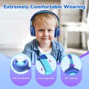 Earfun S1L Wired On Ear Kids Headphones Blue