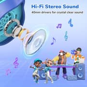 Earfun S1L Wired On Ear Kids Headphones Blue