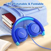 Earfun S1L Wired On Ear Kids Headphones Blue