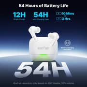 Earfun Air Pro 4+ Wireless Earbuds White