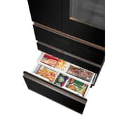 Toshiba 683 Liters Refrigerator with 6 Doors, Inverter Technology, Black Glass - GR-RM921WI-PGN(B1)