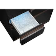 Toshiba 683 Liters Refrigerator with 6 Doors, Inverter Technology, Black Glass - GR-RM921WI-PGN(B1)