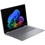 HP OmniBook X Flip 2-in-1 Convertible (2026) AI PC - AMD Ryzen AI 7-350 / 14inch 3K OLED / 1TB SSD / 32GB RAM / Shared AMD Radeon 860M Graphics / Windows 11 Home / English & Arabic Keyboard / Meteor Silver Aluminum / Middle East Version - [14-FK0013NE]