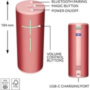 Ultimate Ears Boom 4 Wireless Speaker Raspberry Red - 984-002004