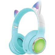 Green Lion GL-400 Kids Wireless Over Ear Headphone Blue