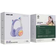 Green Lion GL-400 Kids Wireless Over Ear Headphone Purple