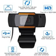 Haysenser Miicam HD 720p USB Webcam Black