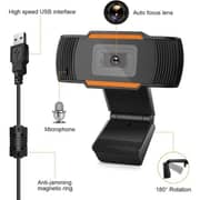 Haysenser Miicam HD 720p USB Webcam Black