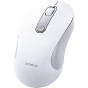 Baseus F02 Ergonomic Wireless Mouse Moon White - B0203302