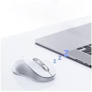 Baseus F02 Ergonomic Wireless Mouse Moon White - B0203302