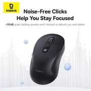 Baseus F02 Ergonomic Wireless Mouse Cosmic Black - B0203203