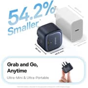 Baseus PicoGo AE11 Fast Charger Moon White - E0120J01