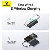 Baseus EnerFill FM11 Ultra-Mini Magnetic Power Bank 10000mAh Cosmic Black - P1008210E123-00